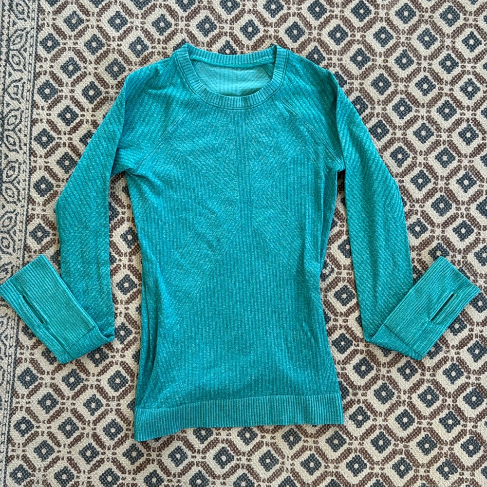 Lululemon Rest Less Pullover - Teal - Women’s XS